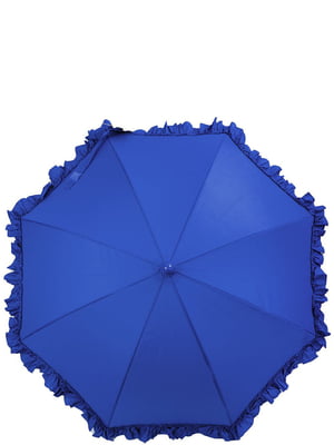 Зонт-трость полуавтомат синий | 5746056