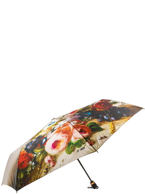 Зонт-автомат в цветочный принт | 5746134
