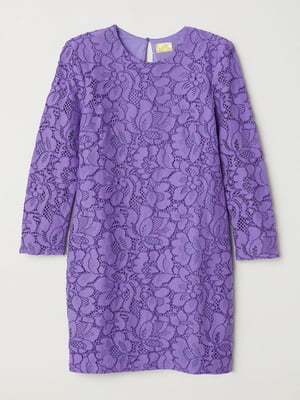 Платье А-силуэта фиолетовое | 5939587