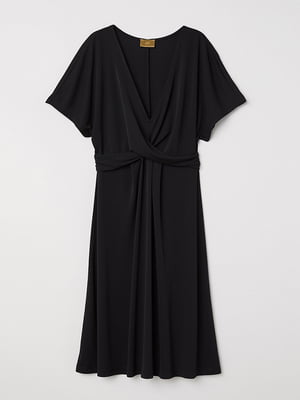 Платье А-силуэта черное | 5939490