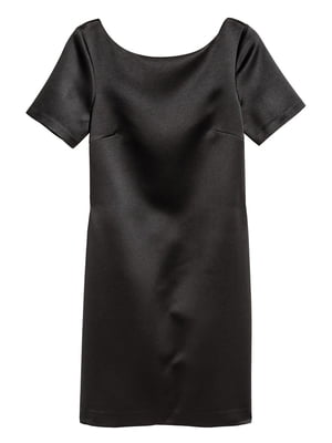 Платье А-силуэта черное | 5939575