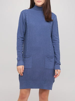 Платье-туника синее | 5940952