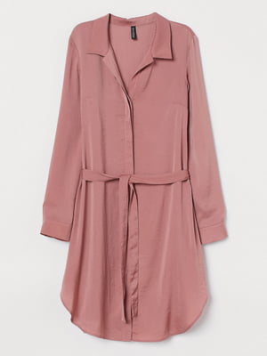 Платье-рубашка розовое | 5940819