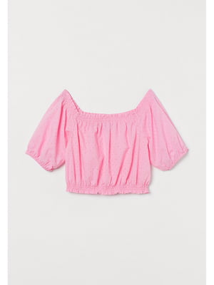 Блуза розовая с вышивкой | 5947976