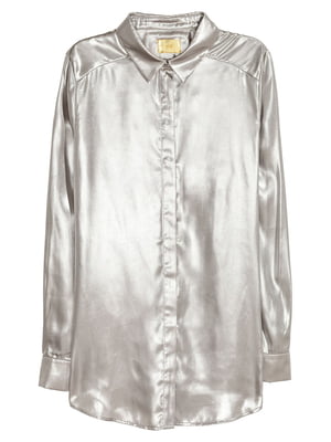 Блуза серебристая | 5948442