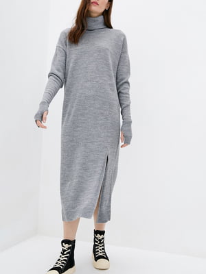 Сукня-светр сіра | 5939800