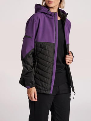 Куртка чорно-фіолетова | 5918058
