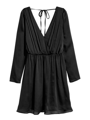 Платье А-силуэта черное | 5952906