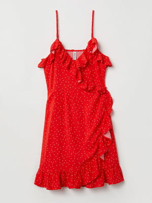 Платье А-силуэта красное | 5952758