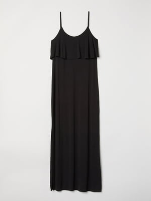 Платье А-силуэта черное | 5952870