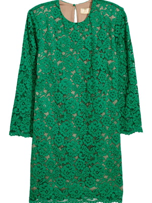 Платье-футляр зеленое | 5952890
