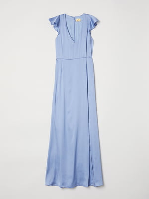 Платье А-силуэта голубое | 5952946