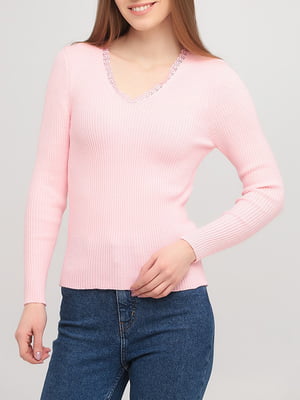 Пуловер рожевий | 5953291