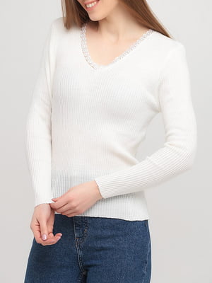 Пуловер молочного кольору | 5953287