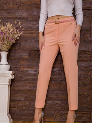 Штани завужені персикового кольору | 5953436