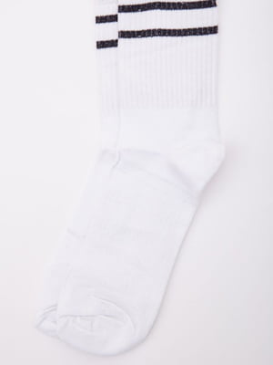 Носки белые в полоску | 5953790