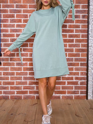 Сукня-худі оливкового кольору | 5953865