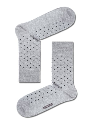 Шкарпетки сірі в цяточку - DIWARI - 5699280