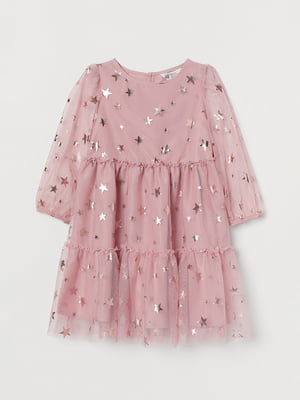 Сукня рожева з декором | 5954995