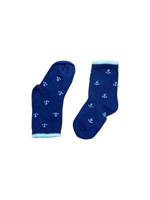 Шкарпетки сині з малюнком | 5955240