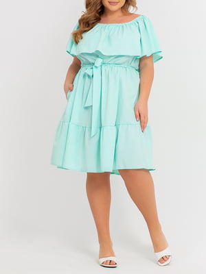 Сукня А-силуету зелена | 5959098