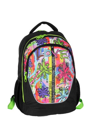 Рюкзак разноцветный с принтом | 5966536