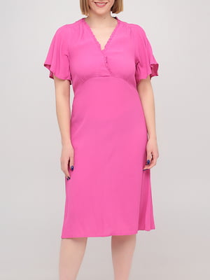 Платье А-силуэта розовое | 5967322