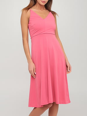 Платье А-силуэта розовое | 5967267