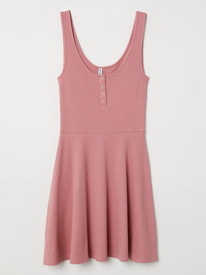 Платье А-силуэта темно-розовое | 5967405