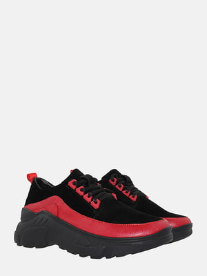Кросівки чорно-червоні | 5969724