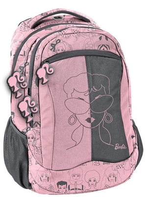 Рюкзак рожевий в принт | 5975380