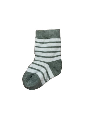 Шкарпетки сіро-зелені в смужку | 5974894