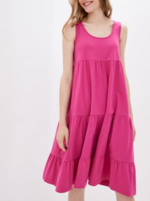 Платье А-силуэта розовое | 5980749