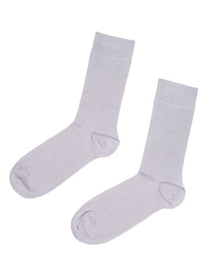 Шкарпетки класичні світло-сірі | 5980984