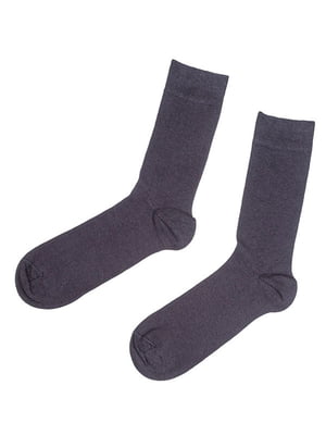 Шкарпетки класичні темно-сірі | 5980986