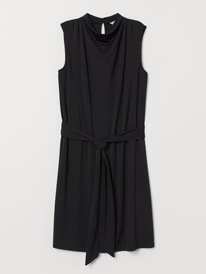 Платье А-силуэта черное | 5983761