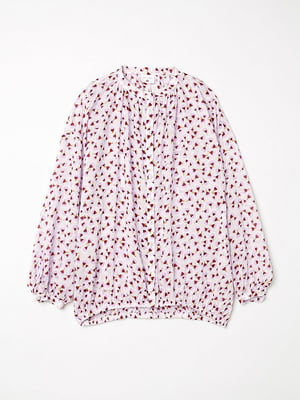 Блуза розовая в принт | 5983897