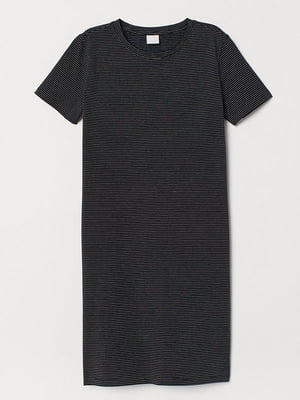 Сукня-футболка чорна | 5983907