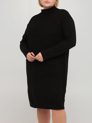Платье-свитер черное | 5983925