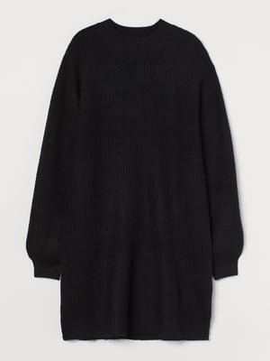 Сукня-светр чорна | 5986073