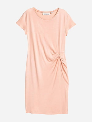 Платье-футляр светло-розовое | 5986254