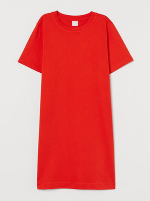 Платье-футболка красное | 5986292