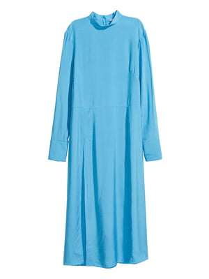Платье А-силуэта голубое | 5986534