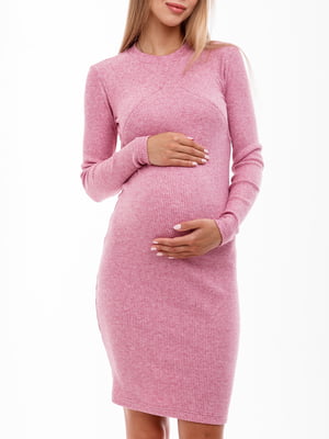 Платье для беременных и кормящих розовое | 5987342