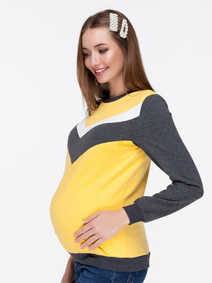 Свитшот для беременных и кормящих разноцветный | 5987359