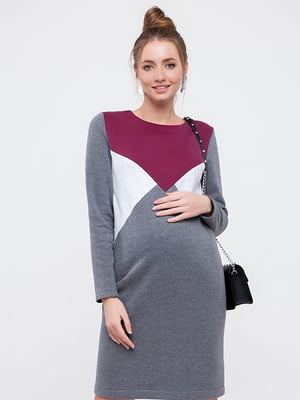 Платье для беременных и кормящих разноцветное | 5987376