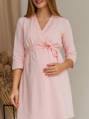 Халат для беременных и кормящих розовый | 5987542