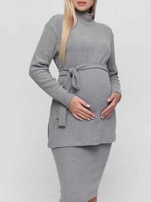 Костюм для беременных и кормящих: гольф и юбка | 5987561