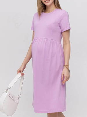 Сукня для вагітних та годуючих лавандового кольору | 5987606