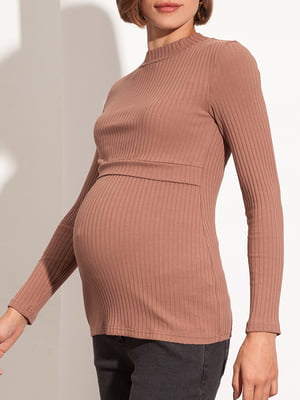 Гольф для беременных и кормящих цвета капучино | 5987729